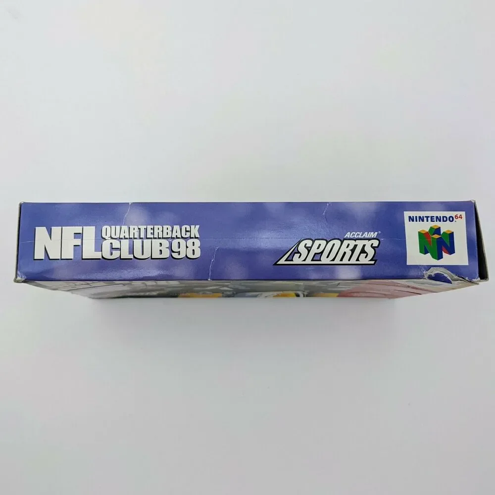 NFL Quarterback Club 98 (N64) - Loose with Box (Acclaim, 1997) Nintendo 64